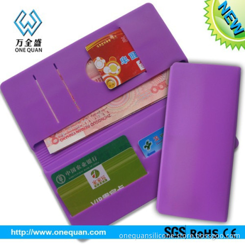 2015 New Factory wholesale Silicone coin wallet/silicone purse